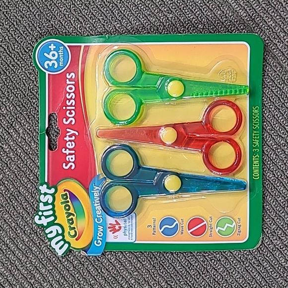 Crayola Safety Scissors 3 Pairs - Picture 1 of 2